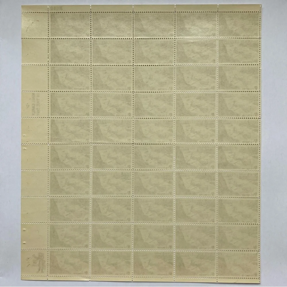 John Wesley Powell Mint Sheet 1969 Scott # 1374 Explorer Scientist Geologist Vtg